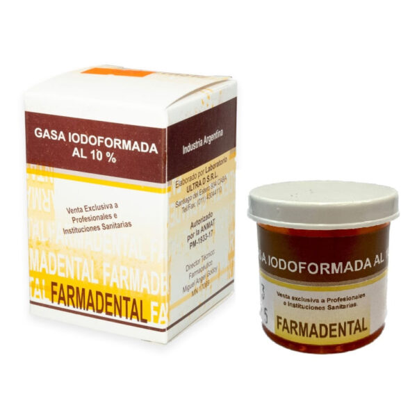 GASA IODOFORMADA AL 10%