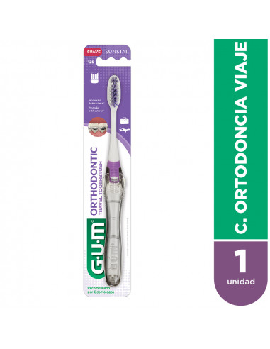 GUM 125 ORTODONCIA  CEPILLO DENTAL GUM