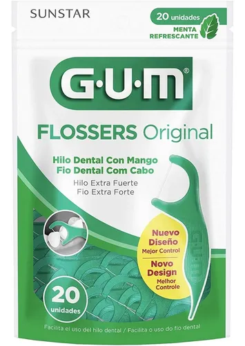 FLOSSER ORIGINAL HILO DENTAL CON MANGO GUM