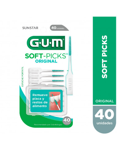 SOFT PICKS PALILLOS INTERDENTALES X40U GUM