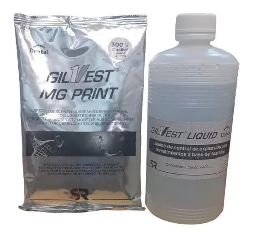 REVESTIMIENTO GILVEST HS SOBRE X 160GRAMOS  + LIQ X40CC