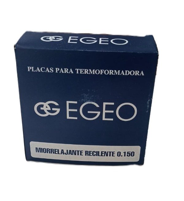 PLACA PROTECTOR BUCAL TRANSPARENTE 0.150  EGEO