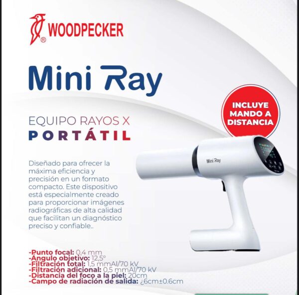 MINI RAY EQUIPO DE RAYOS PORTATIL WOODPECKER