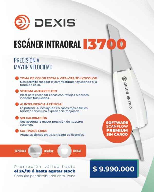 ESCANER INTRAORAL DEXIS I3700