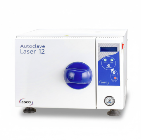 AUTOCLAVE LASER 12 CON BOMBA DE VACIO EGEO