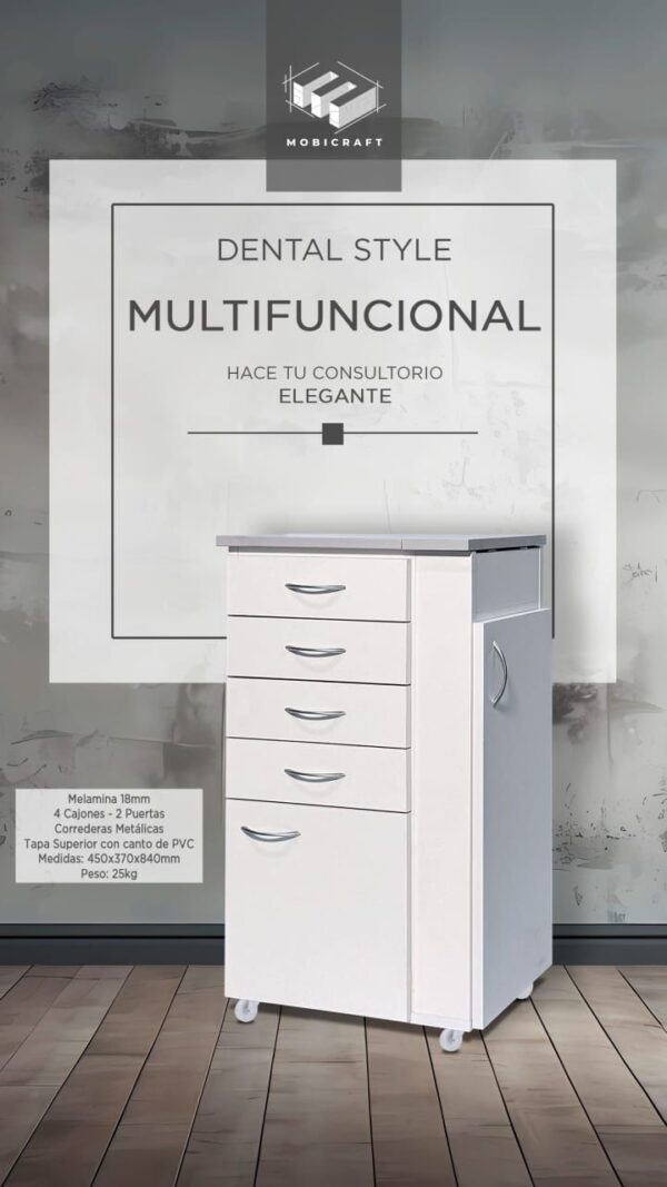 MUEBLE RODANTE MULTIFUNCIONAL