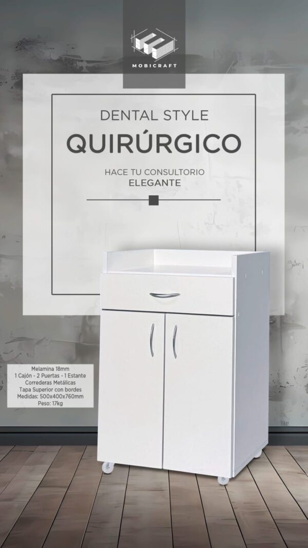 MUEBLE RODANTE QUIRURGICO